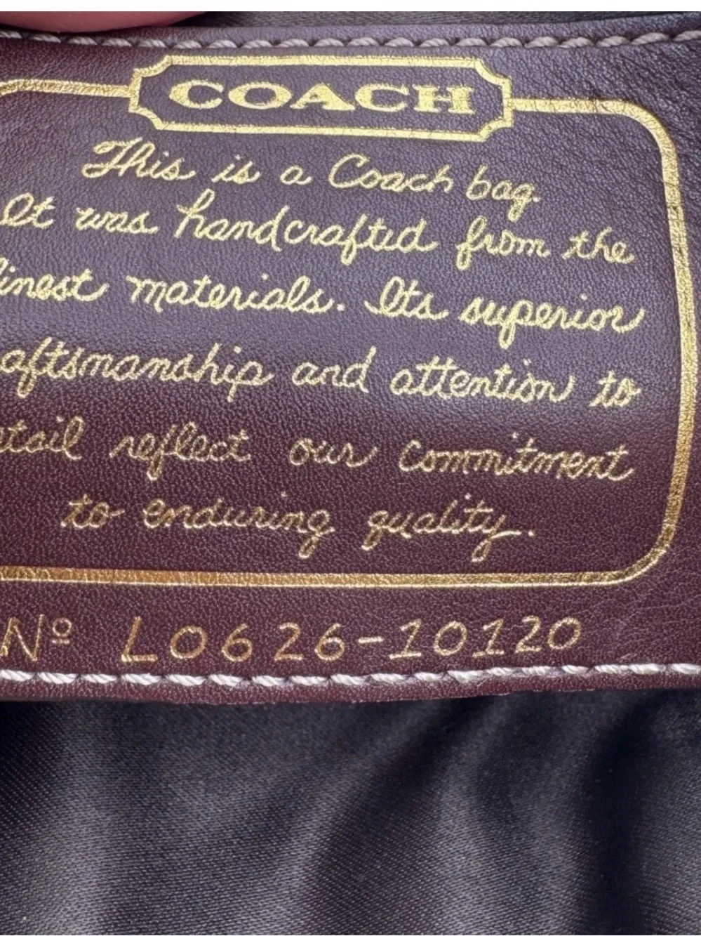 Coach Signature Brown Canvas Wristlet